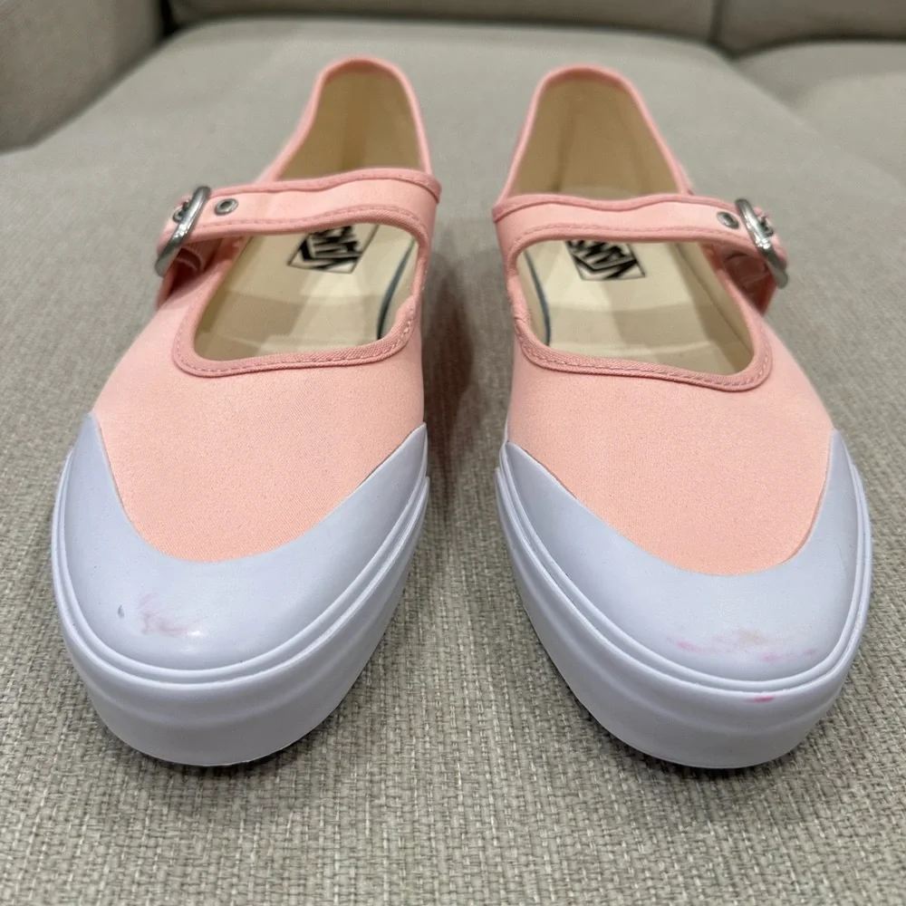 Vans Pink Mary Jane Sneakers - Picture 3 of 9